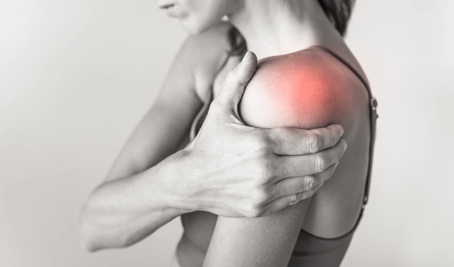 Woman with joint pain