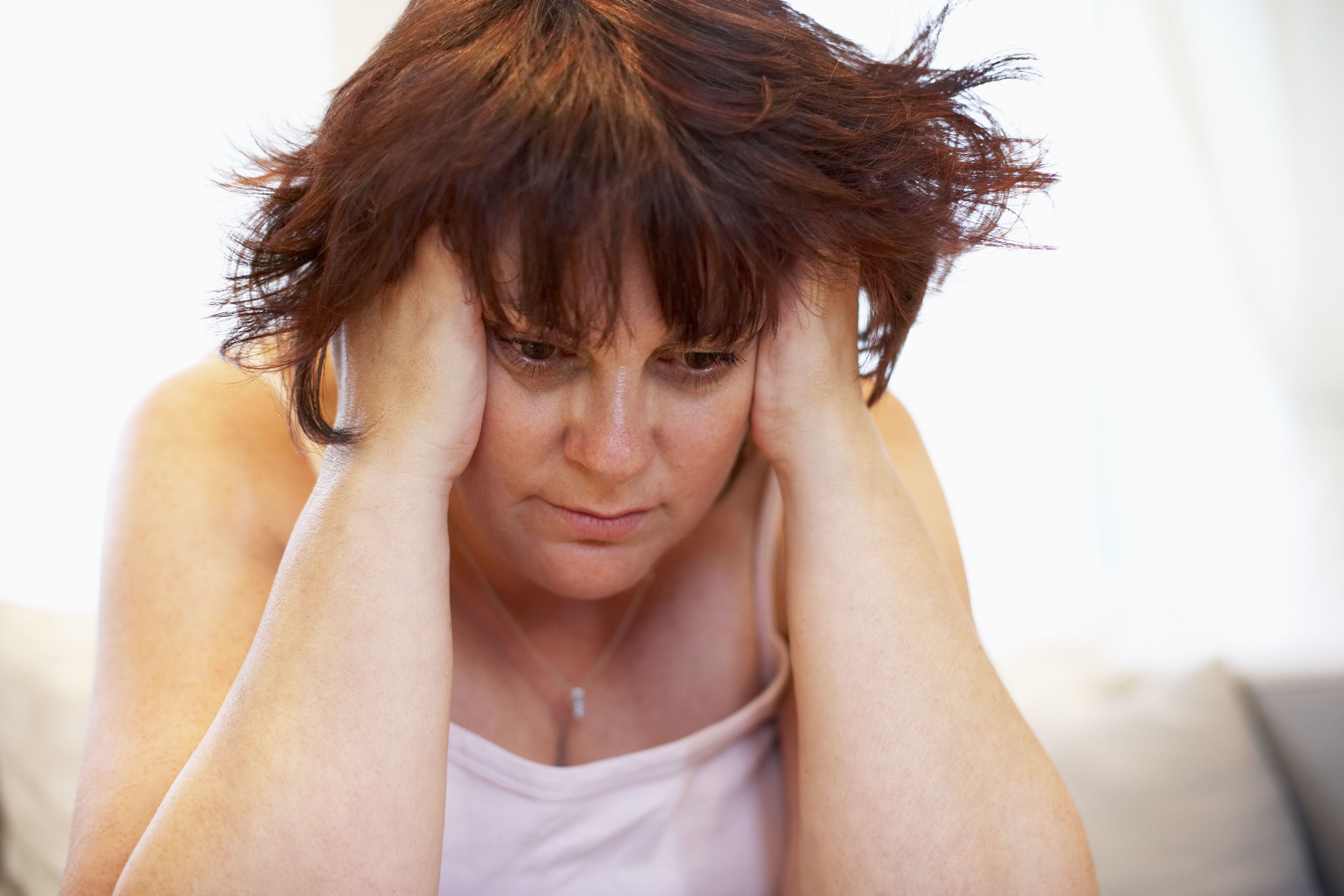 tired woman