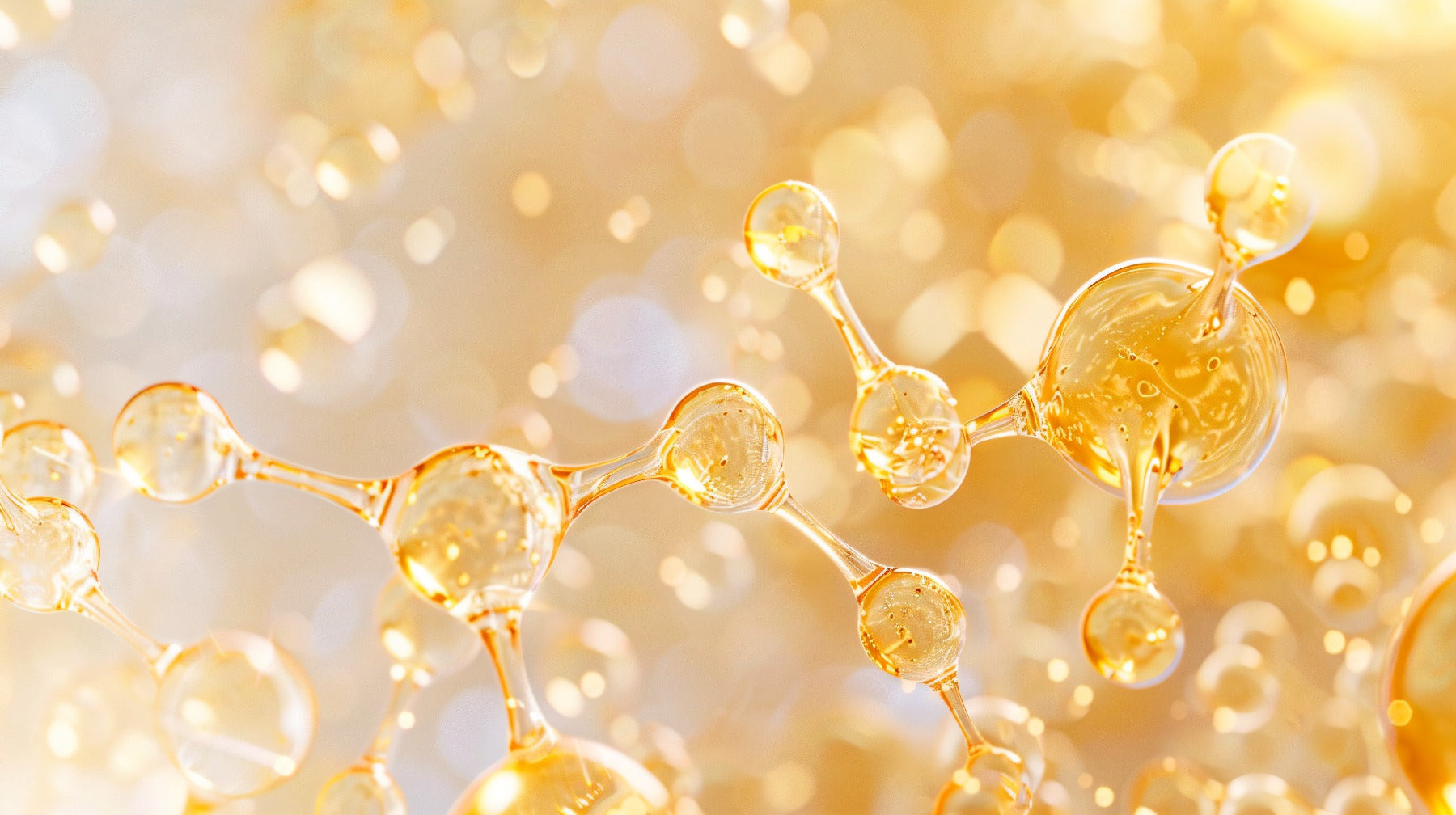 niacinamide molecules merging with skin cells