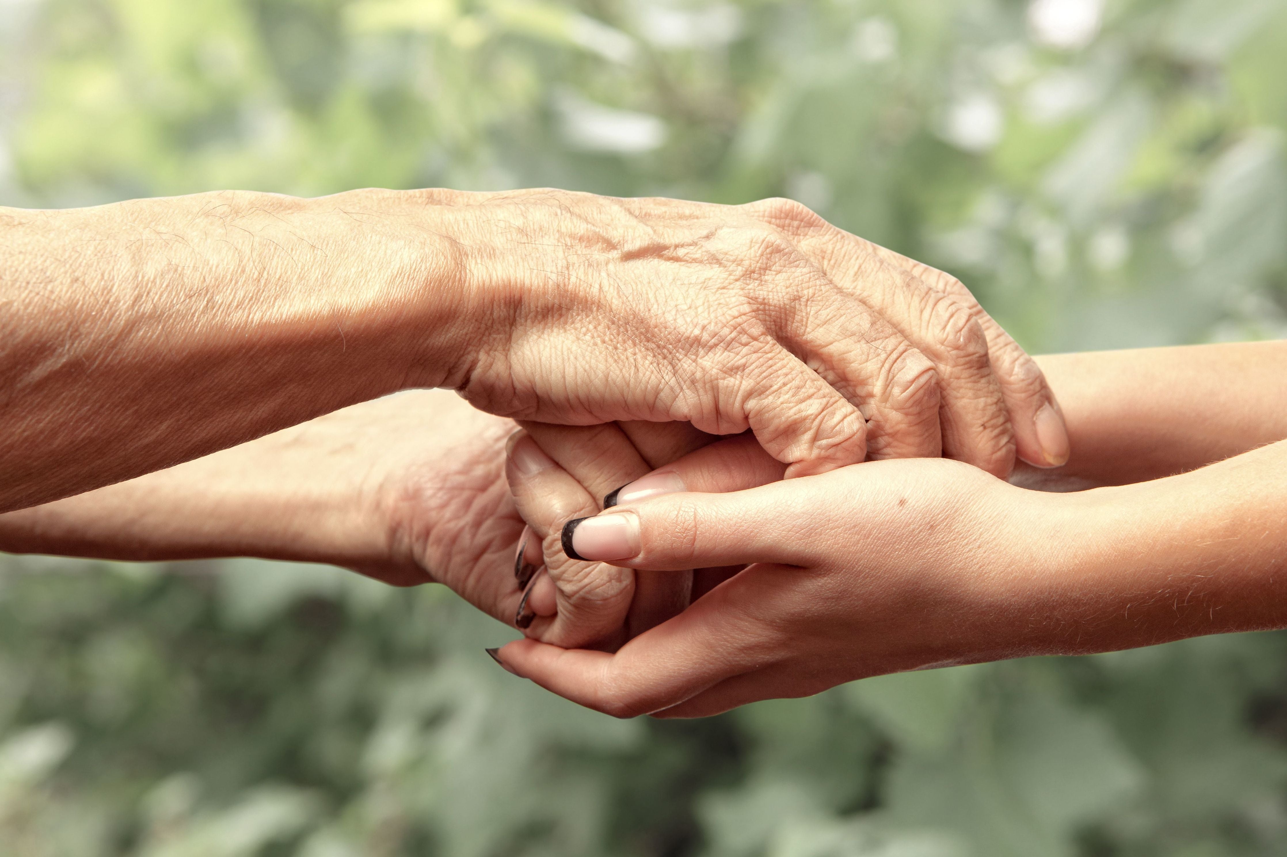 people holding hands