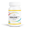 IMMUNE+++ supplement bottle with vitamin C, Reishi & Maitake mushroom blend for immune support